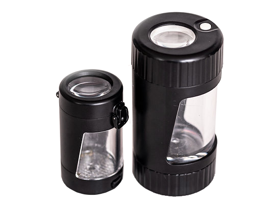 Illuminated Air-tight Magnifying Storage Jars